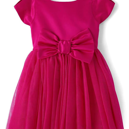 Gymboree Girls' One Size and Toddler Short Sleeve Dresses, Magenta, 6