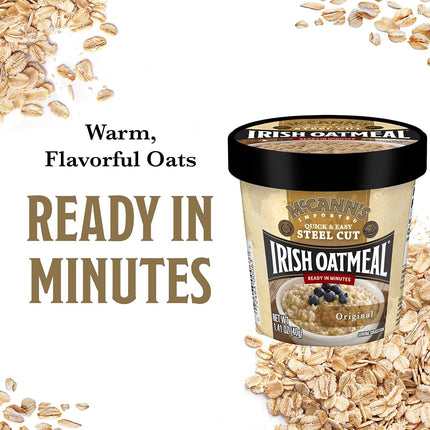 McCann's Irish Oatmeal Original Microwaveable Cup, 1.4 Ounce (Pack of 12)