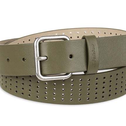 Dickies Women's Casual Leather Belt, Perforated Ol