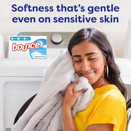 Bounce Free & Gentle Dryer Sheets, Unscented, 330 Count