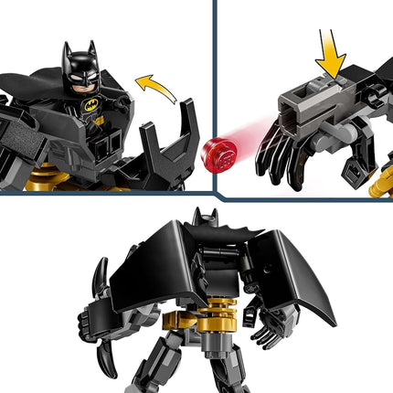 LEGO DC Batman Mech Armour Super-Hero Toy for Kids, Collectible Set with Robot Action Figure and Minifigure, Small Creative Gift for 6 Plus Year Old Boys, Girls 76270