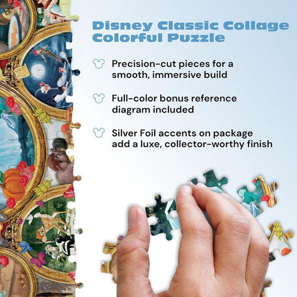 Buffalo Games - Silver Select - Disney - Classic Collage - 2000 Piece Jigsaw Puzzle for Adults -Challenging Puzzle Perfect for Game Nights - Finished Size is 38.50 x 26.50