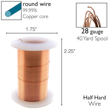 The Beadsmith Copper Jewelry Wire