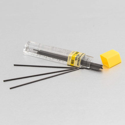 Pentel Super Hi-Polymer Lead Refill, 0.9mm Thick, 2B, 180 Pieces of Lead (50-9-2B)