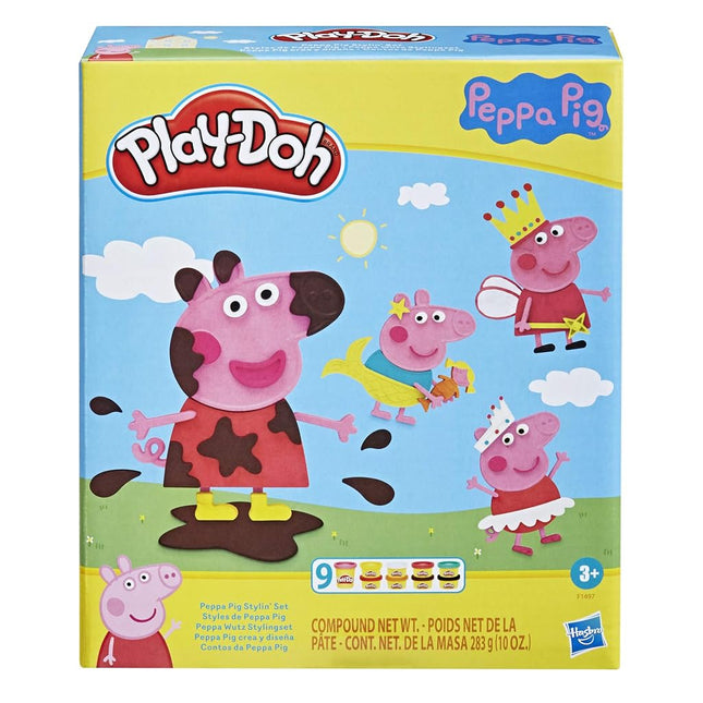 Play-Doh Peppa Pig Stylin' Set, Peppa Pig Playset 