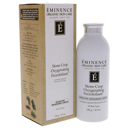 Eminence Stone Crop Oxigenante Fizzofoliant Para Unisex Exfoliante 4.2 oz