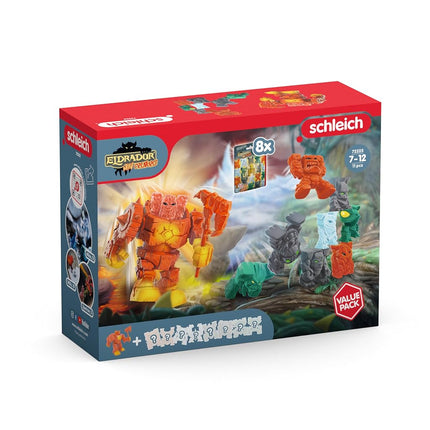Schleich Eldrador - 11Pc Lava Robot Value Pack Set