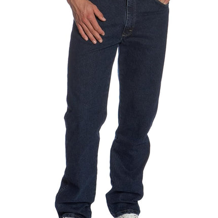 Wrangler Men's Big & Tall Rugged Wear Classic Fit Jean, Dark Wash Blue, 50W x 30L