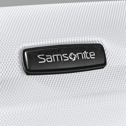 Samsonite Omni Pc Hardside Expandable Luggage, White, Carry-On 20-Inch, Omni Pc Hardside Expandable Luggage with Spinner Wheels