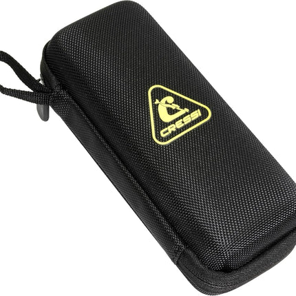 Cressi Astra 1200 Torch Black - High Luminosity Rechargeable LED Underwater Torch 1200 Lumen Waterproof IPX8 100m, Unisex Black and Compact for Diving, Fishing, Aquatic Explorations