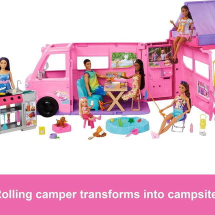 Barbie Dream Camper Playset, Featuring Camping Accessories
