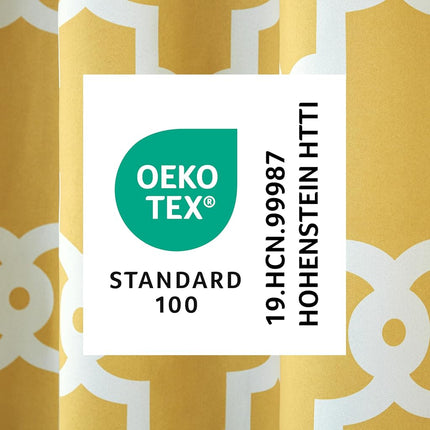 Exclusive Home Curtains Ironwork Woven Blackout Grommet Top Panel Pair, Sundress Yellow, 52x84, 2 Piece