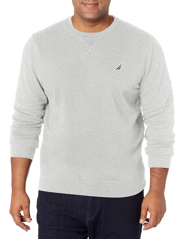 Nautica Men's Basic Crew Neck Fleece Sweatshirt, G