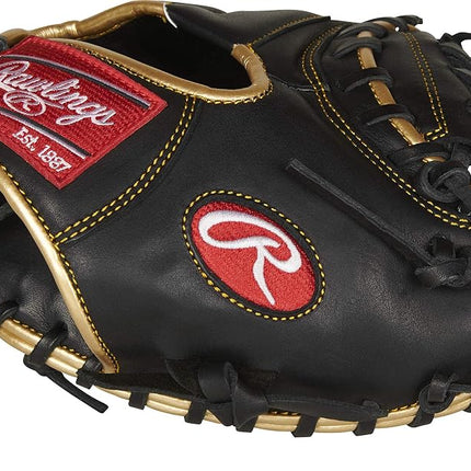 Rawlings | R9 Baseball Catcher's Training Mitt | 27" |1-Piece Solid Web | Right Hand Throw
