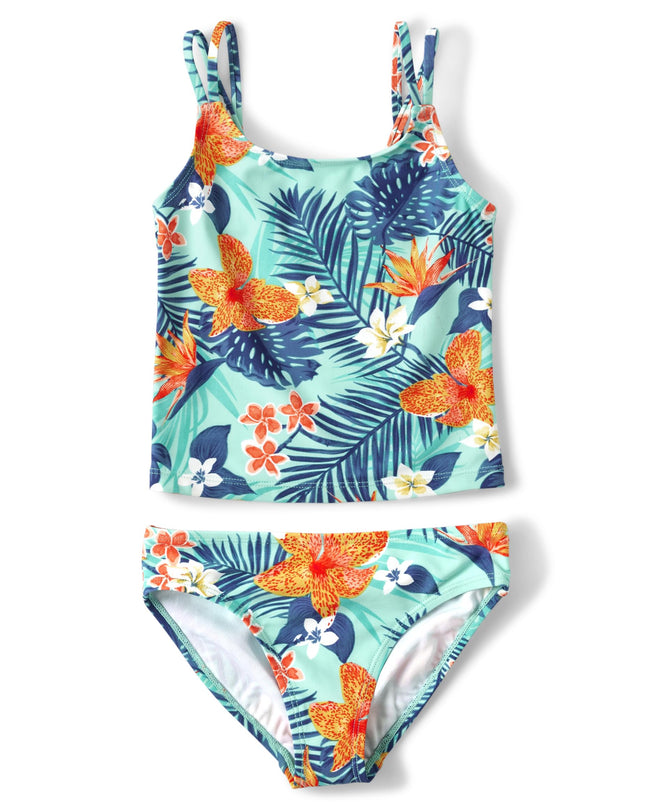 Maillot de bain tankini 2 pièces Hawaiian Tropic pour filles de The Children's Place, très petit