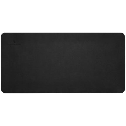 Gallaway Leather Desk Pad - Dark Brown (91cm x 43cm) Extended Non Slip Office Desk Protector for Gaming,Writing and Working, Premium PU Leather Mat Blotter Ideal for Home or Office (Black)