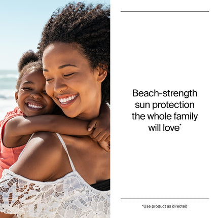 Neutrogena Beach Defense protector solar en barra con amplio espectro SPF 50+, protector solar ligero resistente al agua con fórmula sin aceite y sin PABA, 42 g