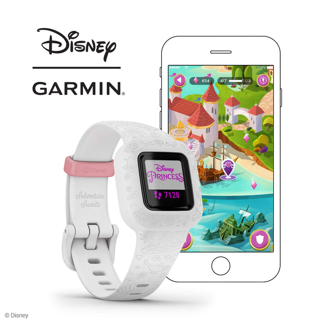 Garmin vivofit jr. 3, Fitness Tracker for Kids, Swim-Friendly, Up to 1-Year Battery Life, Disney Princess