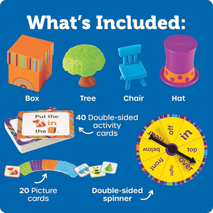 Learning Resources Fox in the Box, Ages 3+, Positional Words Game, Develops Vocabulary, Rhyming and Directional Skills
