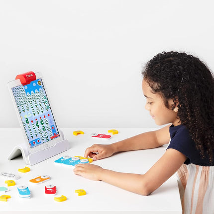Osmo - Kit de démarrage Codage pour iPad - 3 jeux éducatifs - 5-10 ans et plus - Apprendre à coder, bases du codage et puzzles de codage - Jouet STEM - Logique, fondamentaux du codage, garçon et fille (Base Osmo iPad incluse)