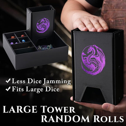 Soar Forge All-in-One Game Roamer - Dice Tray & Tower for DND and RPG