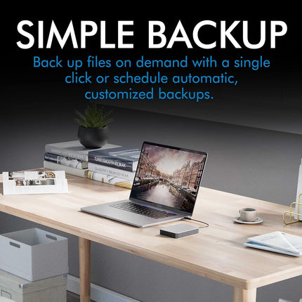 LaCie Mobile Drive Moon 2TB, External Hard Drive Portable, USB-C 3.2, PC Mac iPad & iPhone, Data Rescue Services (STLP2000400)
