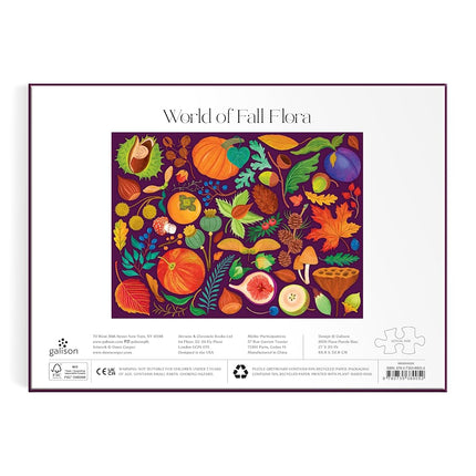 World of Fall Flora 1000 Piece Puzzle