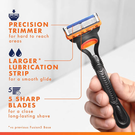 Gillette Fusion5 Men's Razor Blades - 8 Cartridge Refills (Packaging May Vary), Mens Razors/Blades