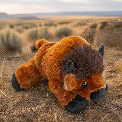 Wild Republic Hug EMS Bison Plush Toy