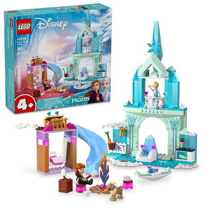 LEGO Disney Frozen Elsa�s Frozen Princess Castle Toy Set for Kids, Includes Elsa and Anna Mini-Doll Figures and 2 Animal Figures, Frozen Toy Makes a Great Birthday Gift for Kids Ages 4 Plus, 43238