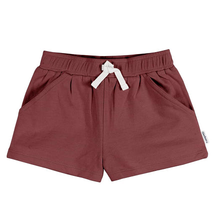 Gerber Baby-Girls Paquete de 3 shorts de punto, Rosa, 3T