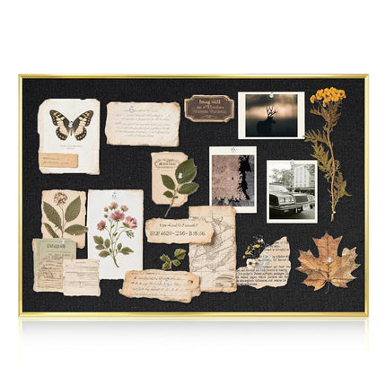 Linen Bulletin Board, 30"x20" Decorative Fabric Pi