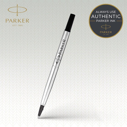 Parker Rollerball Pen Refills | Medium Point | Black QUINK Ink | 2 Count