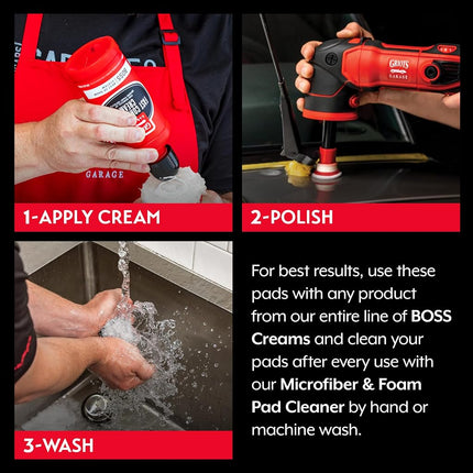BOSS 1" Microfiber Pads (Set of 6)