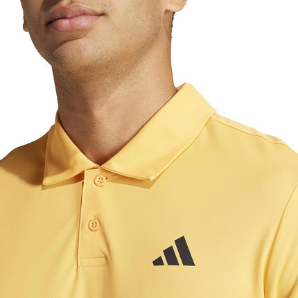 adidas Men's Club 3-Stripes Tennis Polo Shirt, Hazy Orange, S