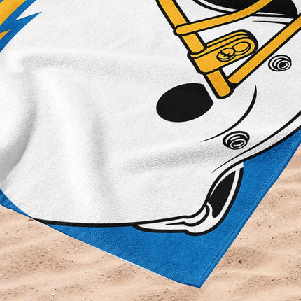 NORTHWEST NFL Los Angeles Chargers Unisex-Adult Beach Towel, 30" x 60", Zone Read