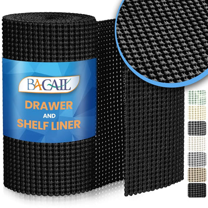 BAGAIL Non-Adhesive Shelf Liner, Thick Strong Grip