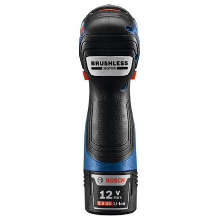 Bosch GSR12V-300HXB22 12V Max Brushless 1/4 In. Hex Two-Speed Screwdriver Kit with (2) 2.0 Ah Batteries