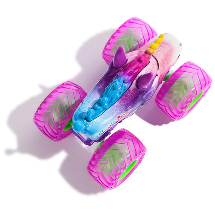 Monster Jam, Official Sparkle Smash Monster Truck, Die-Cast Vehicle, 1:64 Scale, Kids Toys for Boys Ages 3 and up