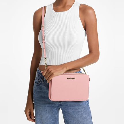 Michael Kors Women's Jet Set Crossbody Leather Bag 35T8GTTC9L-424