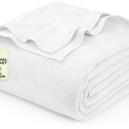 (White, Queen/Full) - Utopia Bedding Cotton Bed Bl