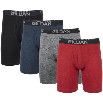 Gildan Men's Underwear Cotton Stretch Boxer Briefs