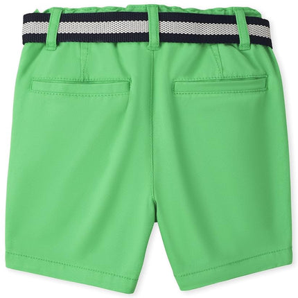 The Children's Place Baby Toddler Boys Belted Chino Shorts, Sweet Pea, 2T