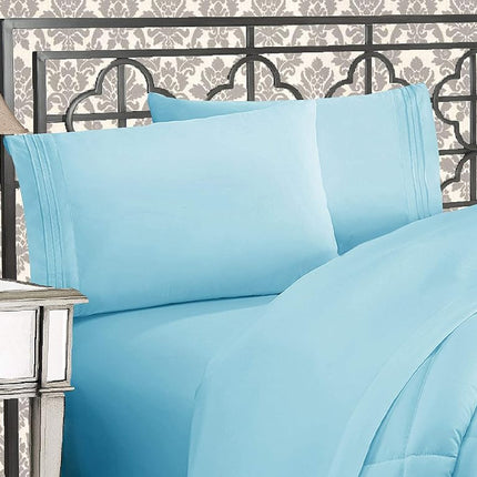 Elegant Comfort 1500 Thread Count Wrinkle & Fade R