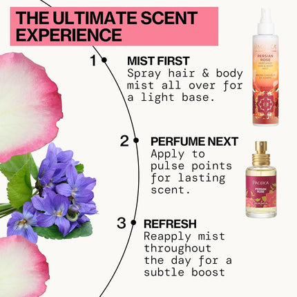 Pacifica Beauty Spray Perfume, Rosa Persa, 1 Onza Líquida