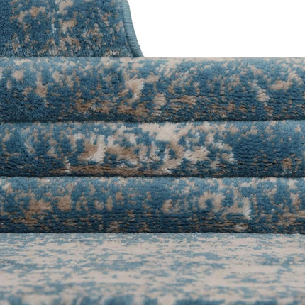 Unique Loom 3141402 Area Rug, 2' x 10', Blue