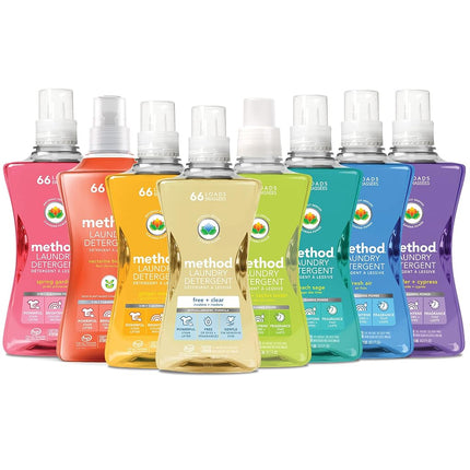 Method - Laundry Detergent 4X Concentrated Tough On Dirt + Stains 66 Loads Fresh Air - 1.58 Liter