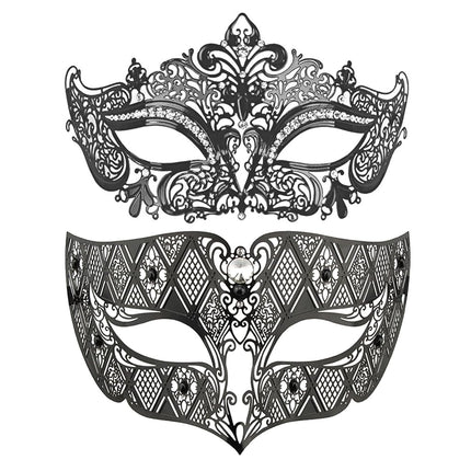 Couples Venetian Laser Cut Masquerade Mask,Hallowe