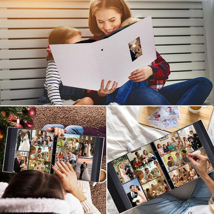 Ruibytree Large Capacity Photo Album 4x6 Photos 1000 Pockets, Beige