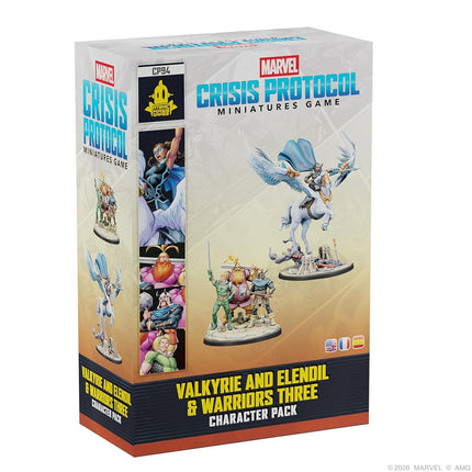 Asmodee | Marvel: Crisis Protocol Valkyrie on Aragon & Warriors Three | Miniatures Game | Ages 14+ | 2 Players | 90 Minutes Playing Time